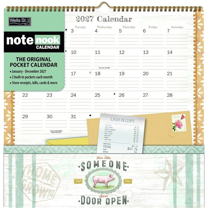 Farm Fresh Note Nook Family Planner 2027