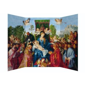 Feast of the Rosary Freestanding Traditional Advent Calendar