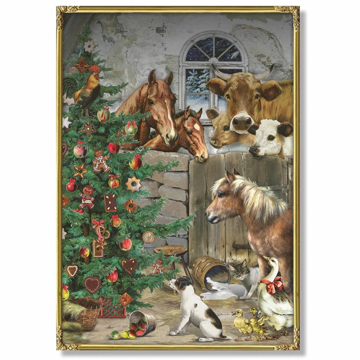 Festive Farm Traditional Advent Calendar