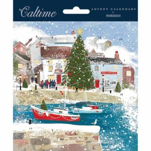 Festive Harbour Mini Traditional Advent Card