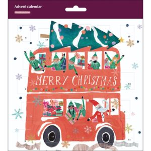 Festive Ride Square Traditional Advent Calendar