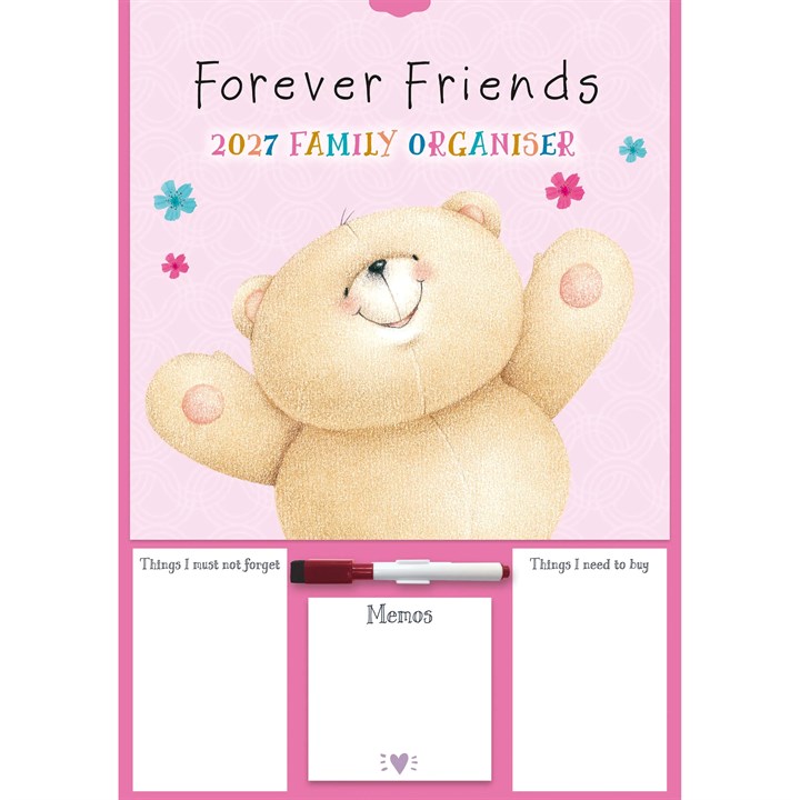 Forever Friends A3 Family Organiser 2027