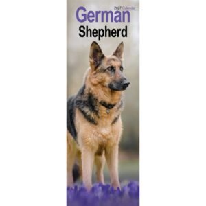German Shepherd Slim Calendar 2027