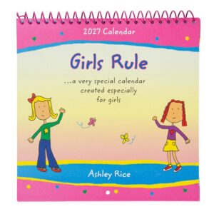 Girls Rule Spiral Mini Calendar 2027
