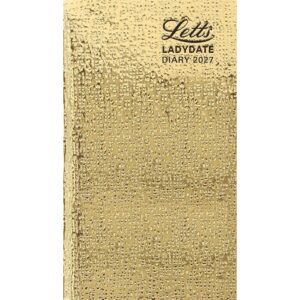 Gold Letts Ladydate Slim Diary 2027