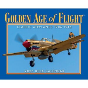 Golden Age Of Flight Desk Calendar 2027
