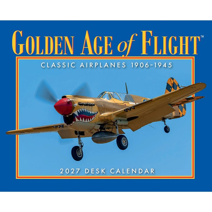 Golden Age Of Flight Desk Calendar 2027