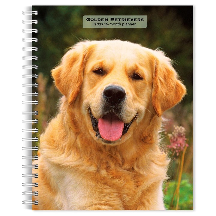 Golden Retrievers A5 Diary 2027