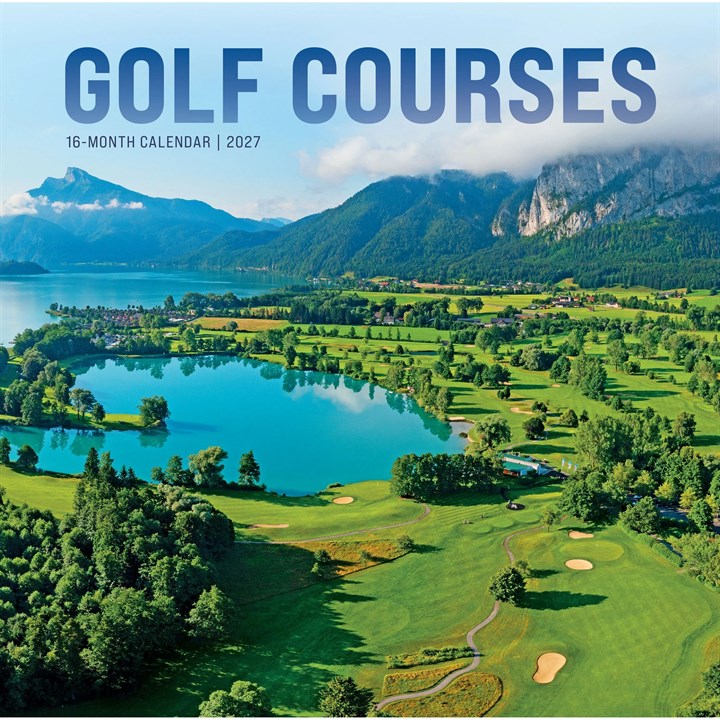 Golf Courses Photo Calendar 2027