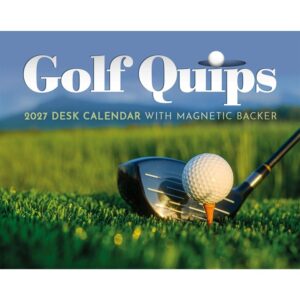 Golf Quips Mini Desk Calendar 2027