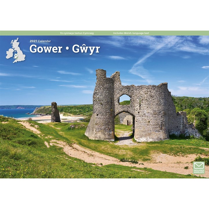 Gower A4 Calendar 2027