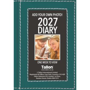 Green Photo Album A7 Diary 2027