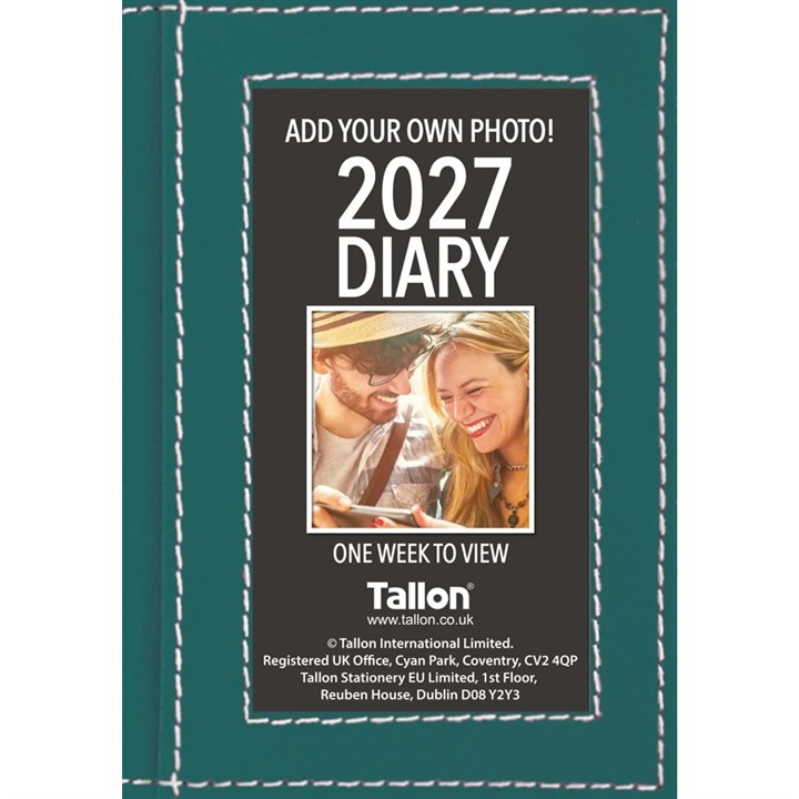 Green Photo Album A7 Diary 2027