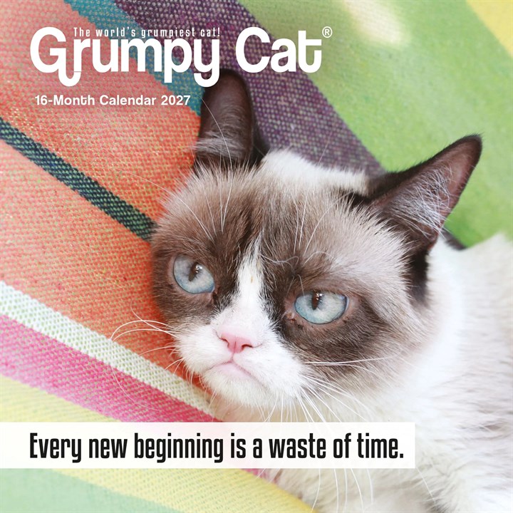 Grumpy Cat Mini Calendar 2027