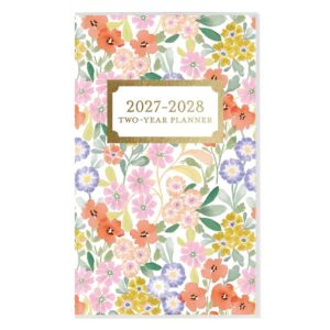 Happy Floral Slim Diary 2027 - 2028