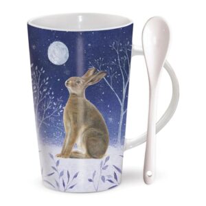 Hare & Moon Choco Latte Mug with Spoon