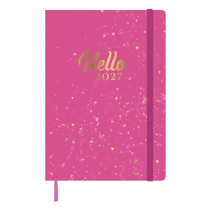 Hello Day To View A5 Diary 2027