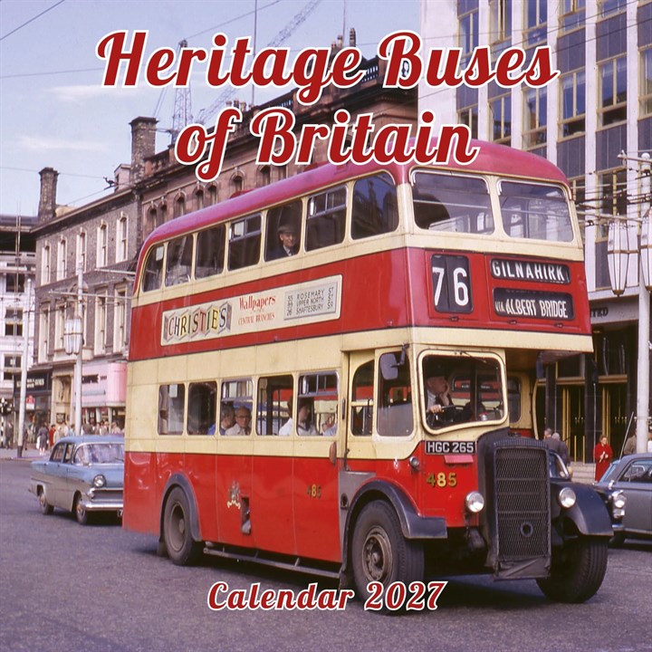 Heritage Buses of Britain Mini Calendar 2027
