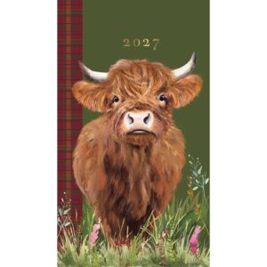Highland Cows Slim Diary 2027