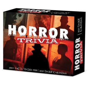 Horror Trivia Desk Calendar 2027