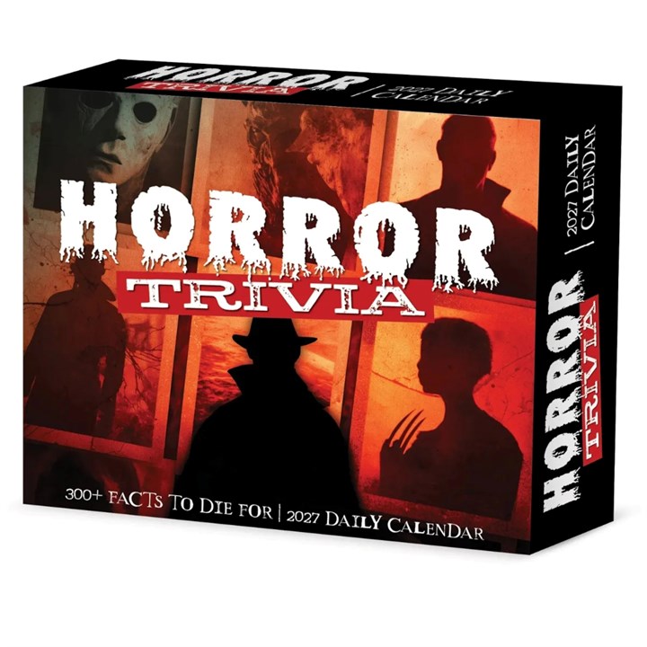 Horror Trivia Desk Calendar 2027