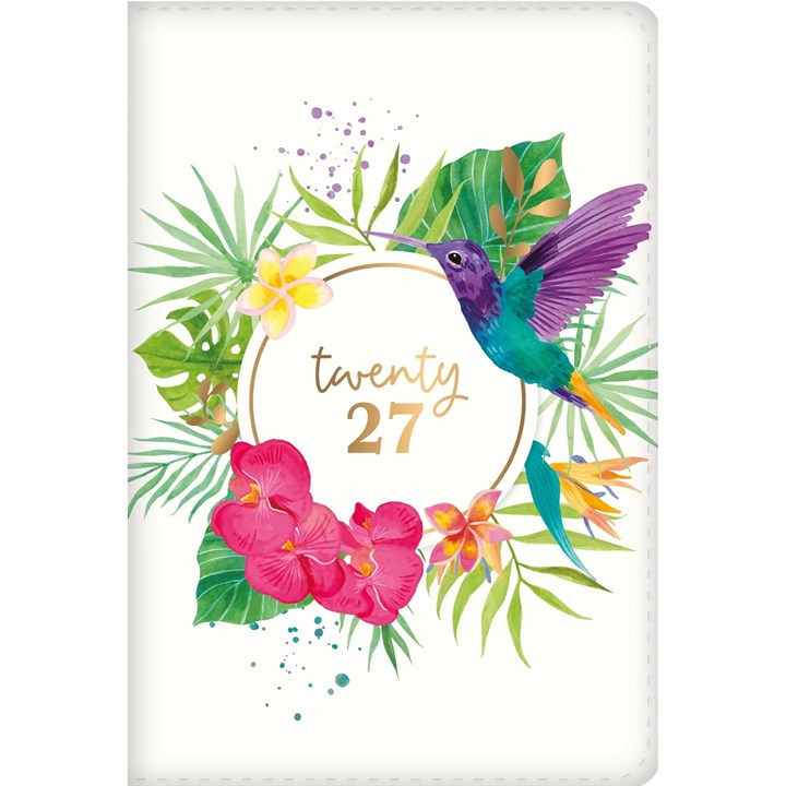 Hummingbird Day To View A5 Diary 2027