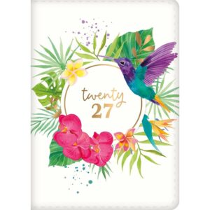 Hummingbird Tropical Day To View A6 Diary 2027