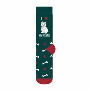 I Heart My Westie Socks - Size 6 - 9