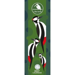 I Like Birds Slim Calendar 2027