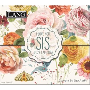 I Love You Sis Mini Desk Calendar 2027