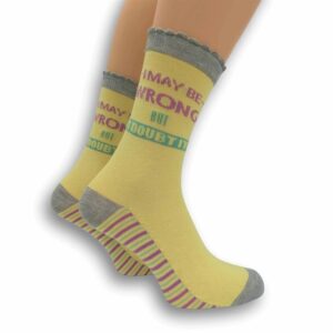 I May Be Wrong But I Doubt It Socks - Size 4 - 8