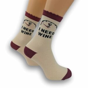 I Need Wine Socks - Size 4 - 8