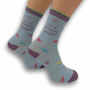 I'm a F*cking Delight Socks - Size 4 - 8