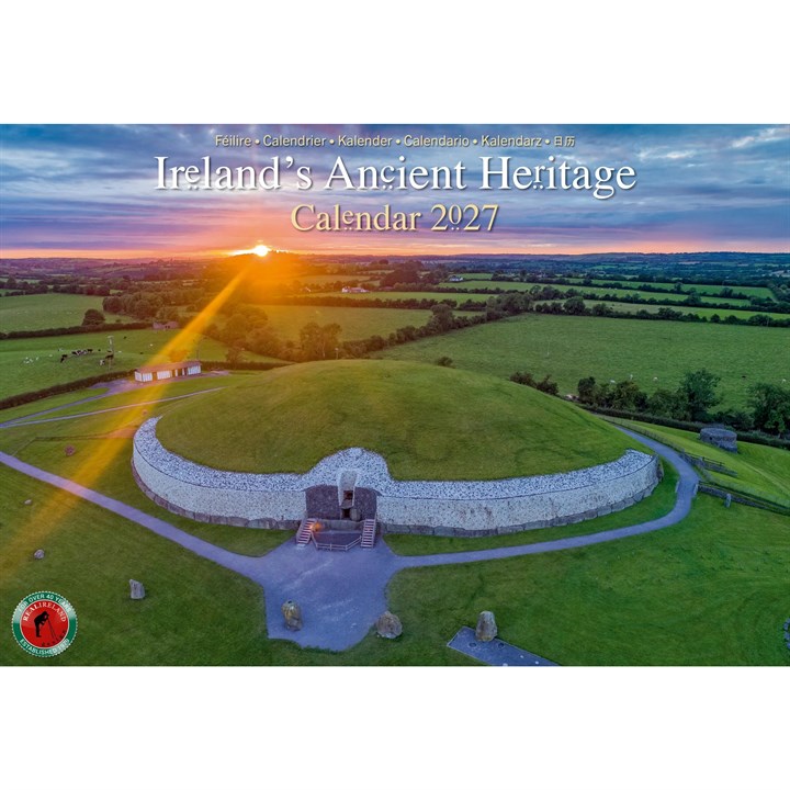 Ireland's Ancient Heritage A4 Calendar 2027