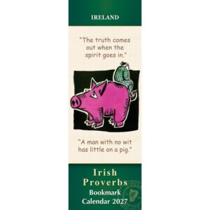 Irish Proverbs Bookmark Calendar 2027
