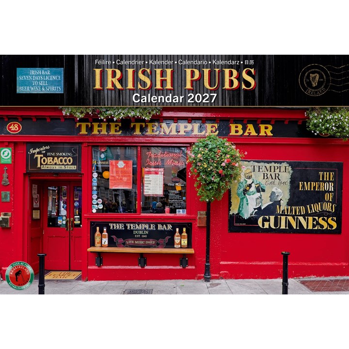 Irish Pubs A4 Calendar 2027