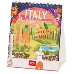 Italy Easel Desk Calendar 2027
