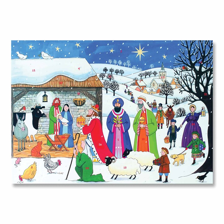 Jesus is Born Nativity Storybook Traditional Advent Calendar