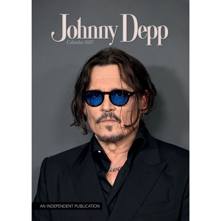Johnny Depp A3 Calendar 2027
