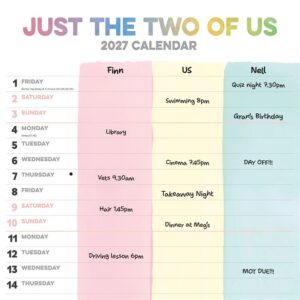 Just the Two of Us Couples Planner 2027