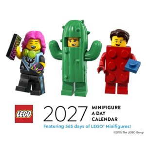 Lego Minifigure Desk Calendar 2027