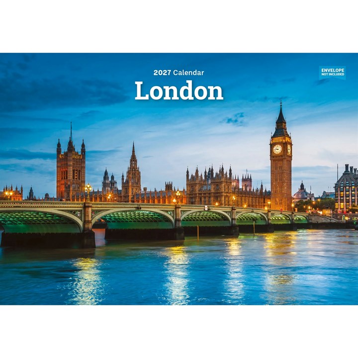 London A5 Calendar 2027