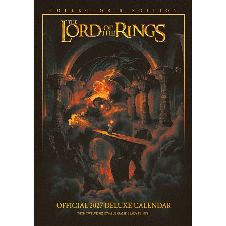 Lord of the Rings Collector's Edition A3 Calendar 2027