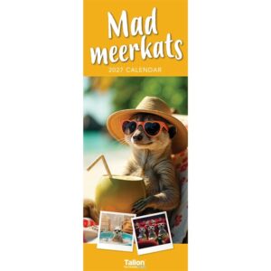 Mad Meerkats Slim Calendar 2027