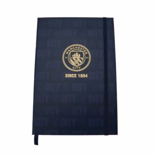 Manchester City FC Gold Crest A5 Notebook