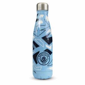 Manchester City FC Pattern Water Bottle