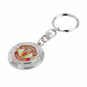 Manchester United FC Silver Ball Keyring