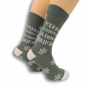 Merry Christmas Ya Filthy Animal Socks - Size 7 - 11