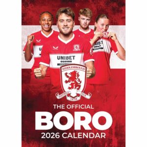 Middlesbrough FC A3 Calendar 2026