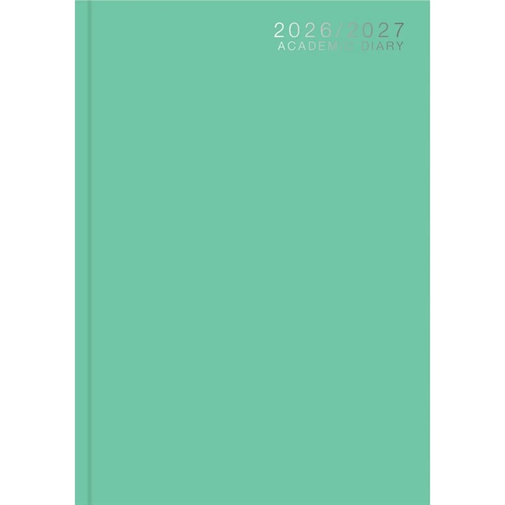 Mint Classic Academic Day To View A4 Diary 2026 - 2027